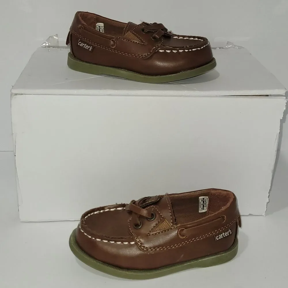 Carter's Size 6m Brown Moccasins